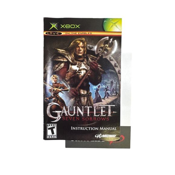 Gauntlet: Seven Sorrows (Microsoft Xbox, 2005) Authentic, CIB, Tested - Picture 4 of 7